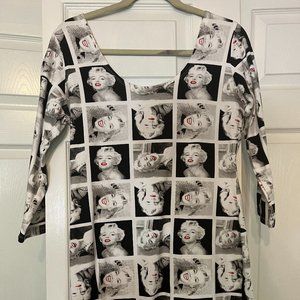 Marilyn Monroe Bodycon Mini Dress